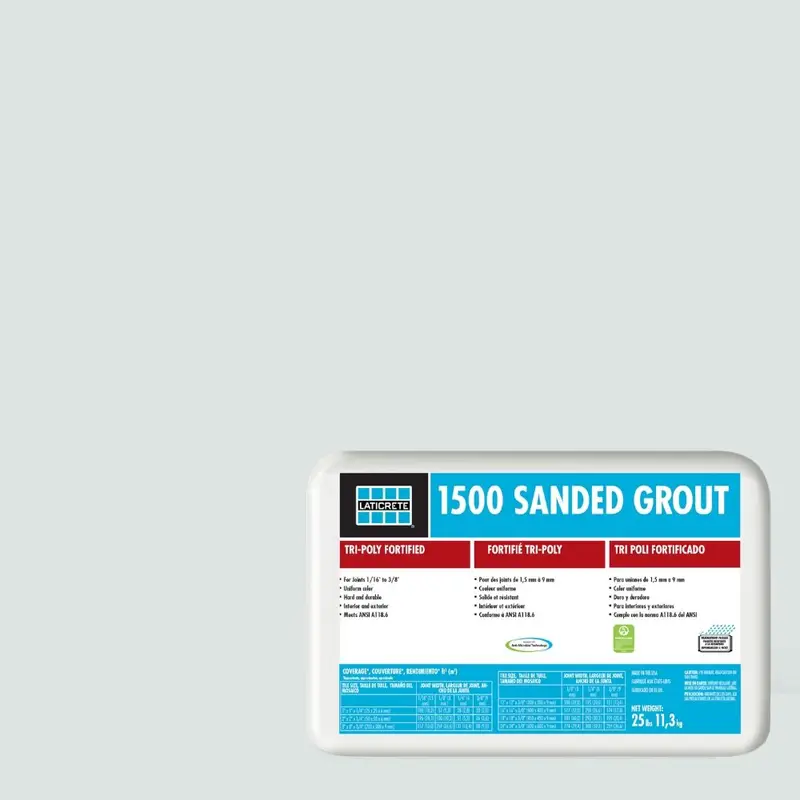 Laticrete - 1500 Sanded Grout #88 Silver Shadow 25 lb