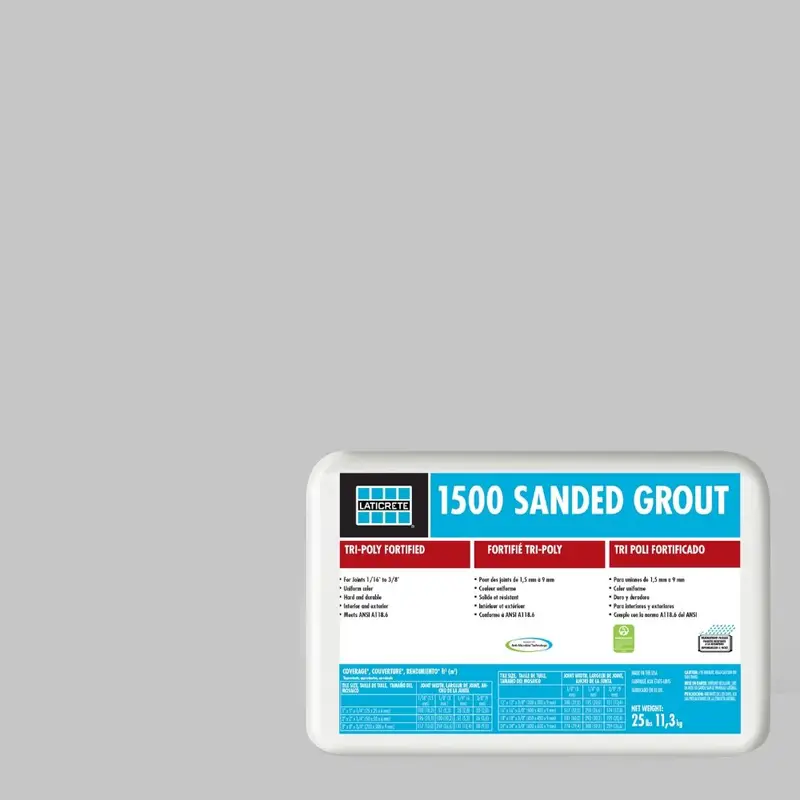 Laticrete - 1500 Sanded Grout #89 Smoke Grey 25 lb