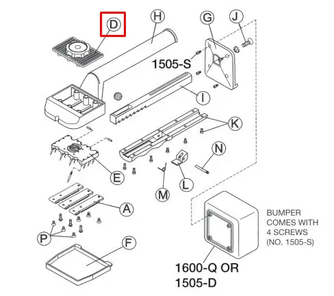 Crain - Pin Dial Assembly for Old no. 600