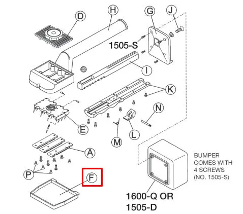 Crain - Cover Plate for Old no. 600