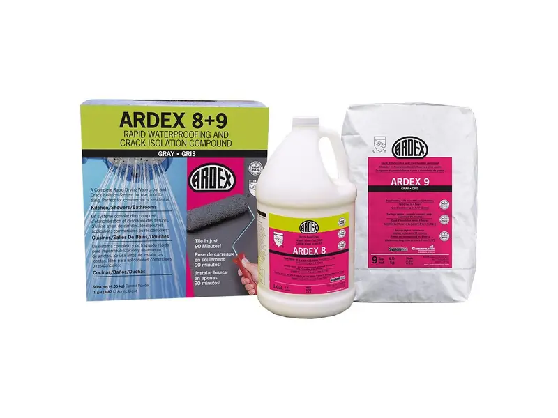 Ardex - Rapid Waterproofing & Crack Isolation Kit Ardex 8+9 Gray