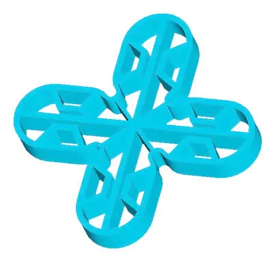 Barwalt Tile Spacers Hollow with "X" Shape 3/8" (Pack of 300)