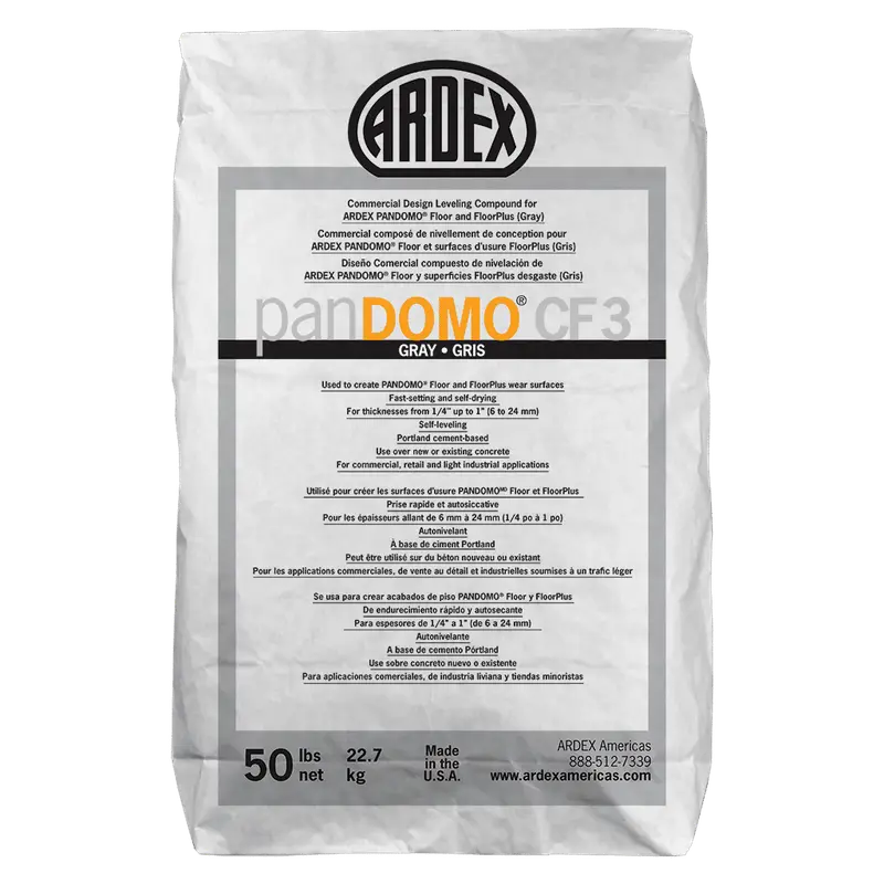 Ardex Pandomo CF1 Commercial Design Leveling Compound, Gray - 50 lb