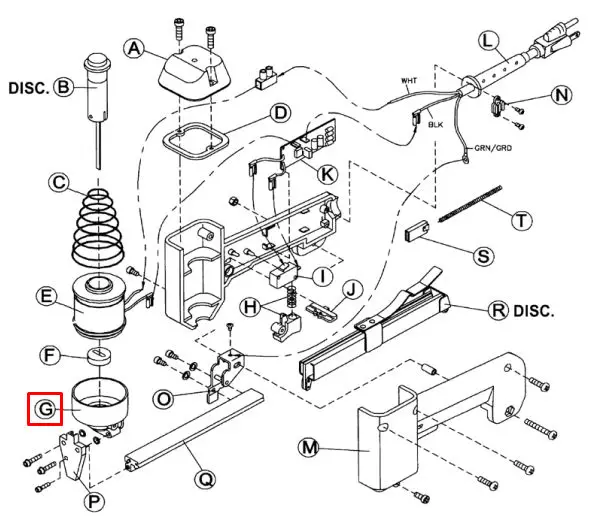 Crain - Coil Housing with Screws for no. 615