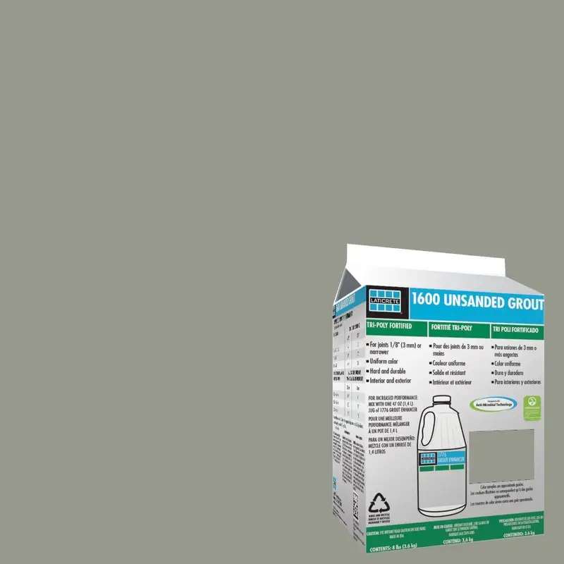 Laticrete - 1600 Unsanded Grout #24 Natural Grey 8 lb