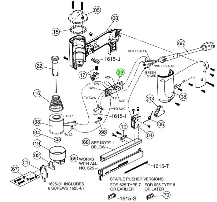 Crain - Control Board for No. 625