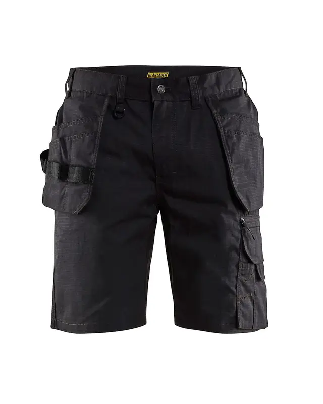 Blaklader Ripstop Shorts with Utility Pockets #9900 Black 32