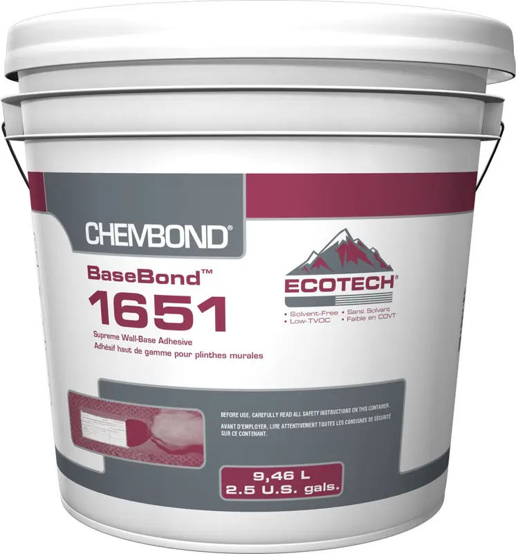 Chembond - BaseBond 1651 Supreme Wall-Base Adhesive - 9.46 L
