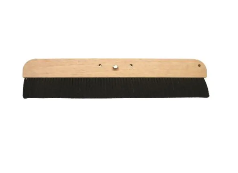 Marshalltown - Concrete Broom Wood Backed 24" with Black Horsehair Bristle