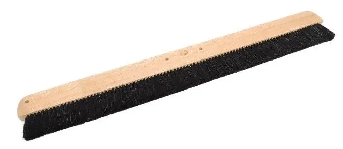 Marshalltown - Concrete Broom Wood Backed 36" with Black Horsehair Bristle
