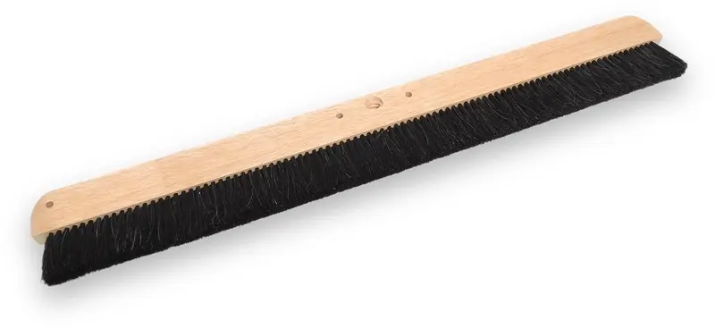 Marshalltown - Concrete Broom Wood Backed 48" with Black Horsehair Bristle
