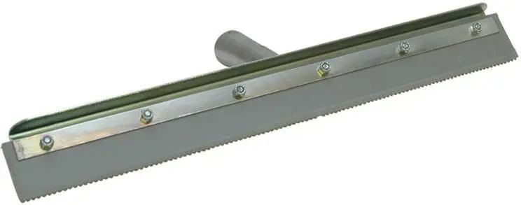 Marshalltown - Floor Squeegee Blade with 3/16" V-Notches QLT 24"