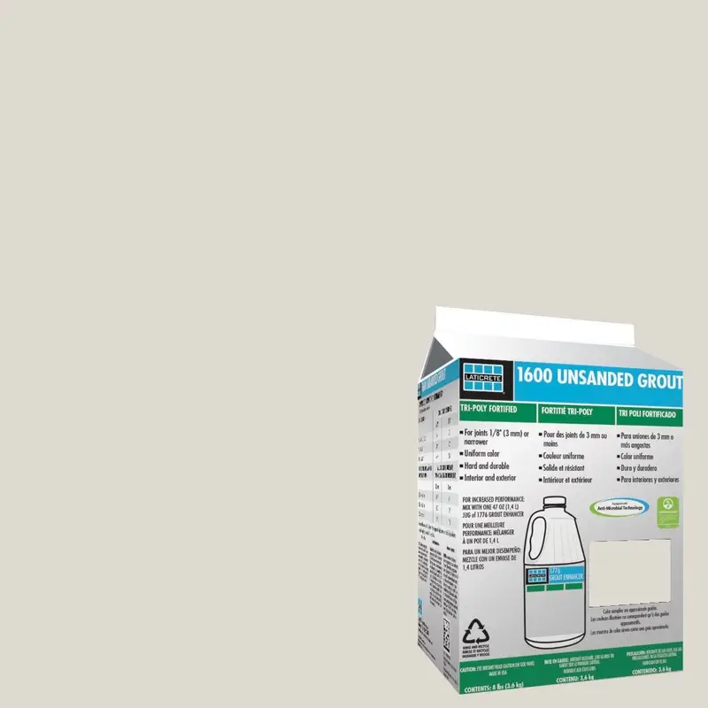 Laticrete - 1600 Unsanded Grout #90 Light Pewter 8 lb