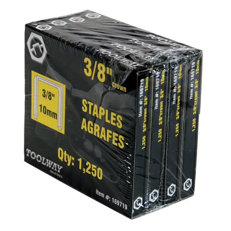 Toolway - Crown Staples 3/8" x 3/8" (Pack of 5000)