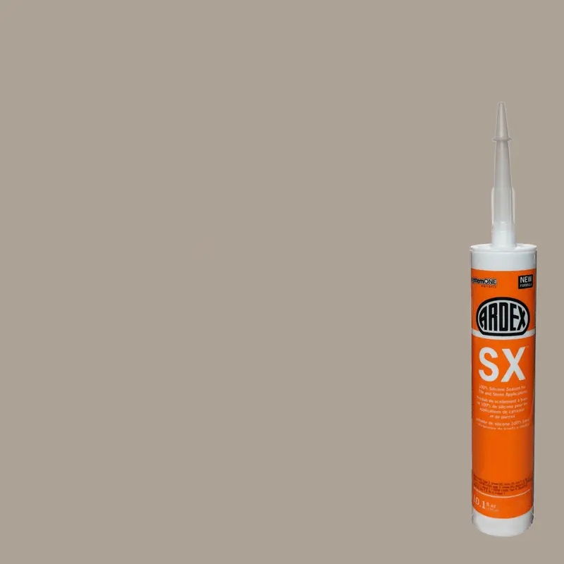Ardex - SX 100% Silicone Sealant for Tile & Stone - Dove Gray #18 - 10.1 oz