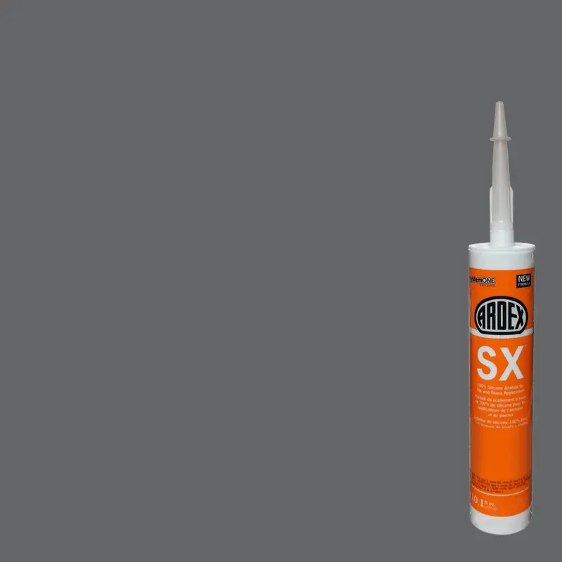 Ardex - SX 100% Silicone Sealant for Tile & Stone - Slate Gray #21 - 10.1 oz