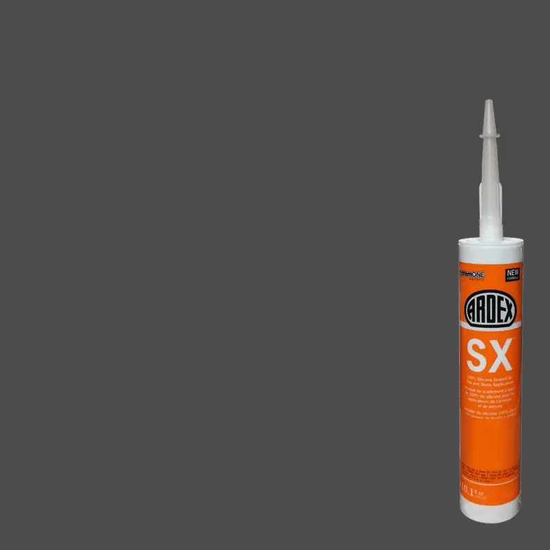 Ardex - SX 100% Silicone Sealant for Tile & Stone - Charcoal Dust #23 - 10.1 oz