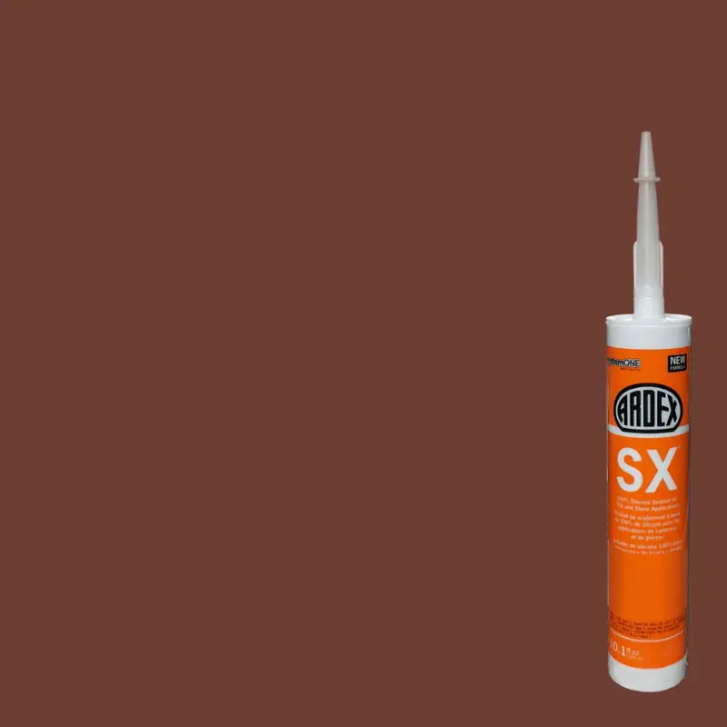 Ardex - SX 100% Silicone Sealant for Tile & Stone - Baked Terra Cotta #32 - 10.1 oz