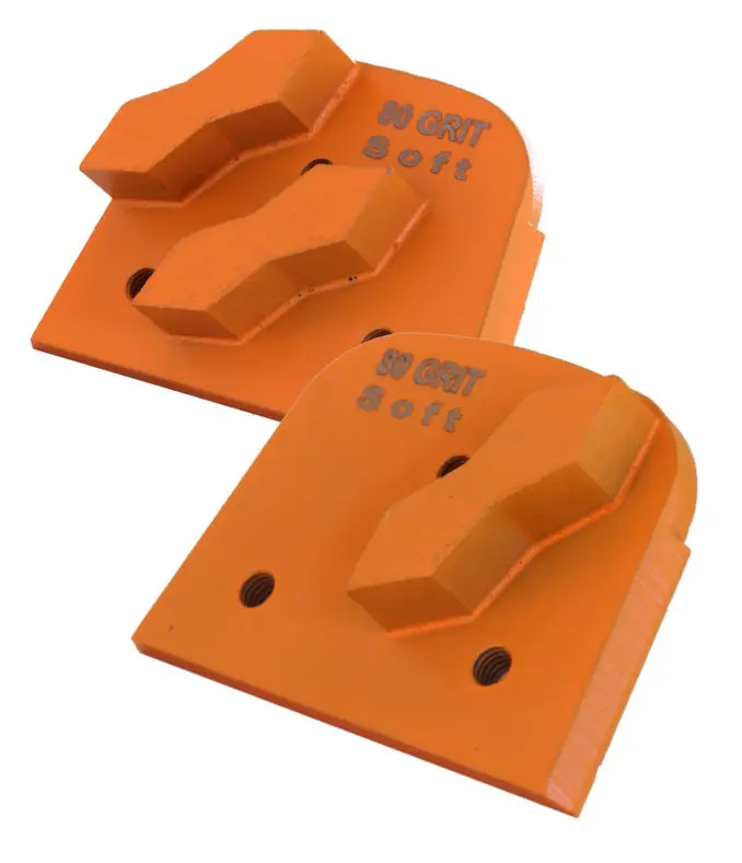 Bartell Morrison - DIamond Grinding Single Segment Orange 16 Grit for Grinding Medium to Hard Concrete