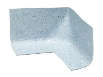 Forbo Preformed Concave Corner with 20 mm Radius Colorex Glow 4" (Pack of 5)
