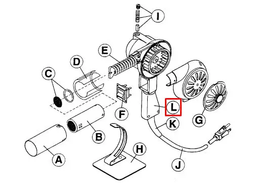 Crain - Handle for no. 740-750-990