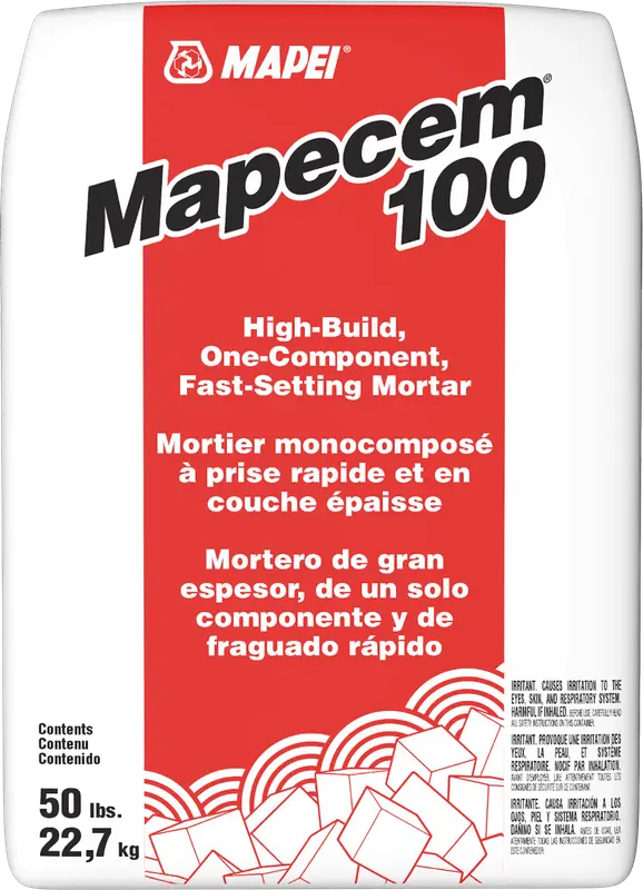 Mapei - Mapecem 100 High-Build Fast-Setting Mortar 22.7 kg