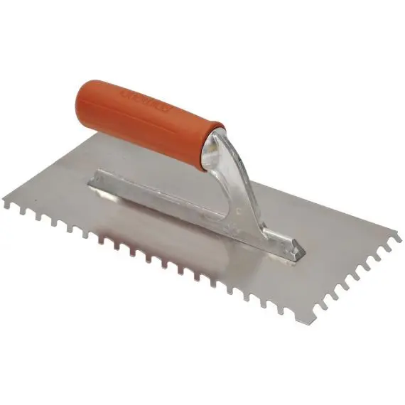 Raimondi Trowel with Slant Ridge Notch 11" x 5-1/8" x 1/4"