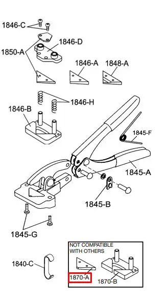 Crain - Replacement Punch 1/8" for no. 851