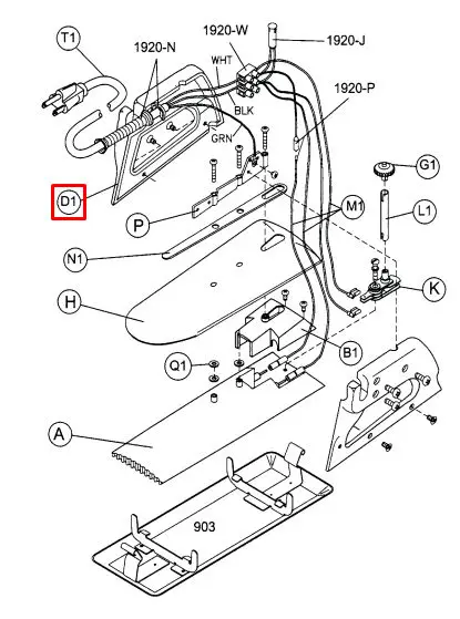 Crain - 2-Piece Handle for no. 900