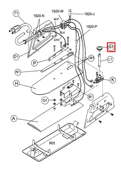 Crain - Knob for no. 900