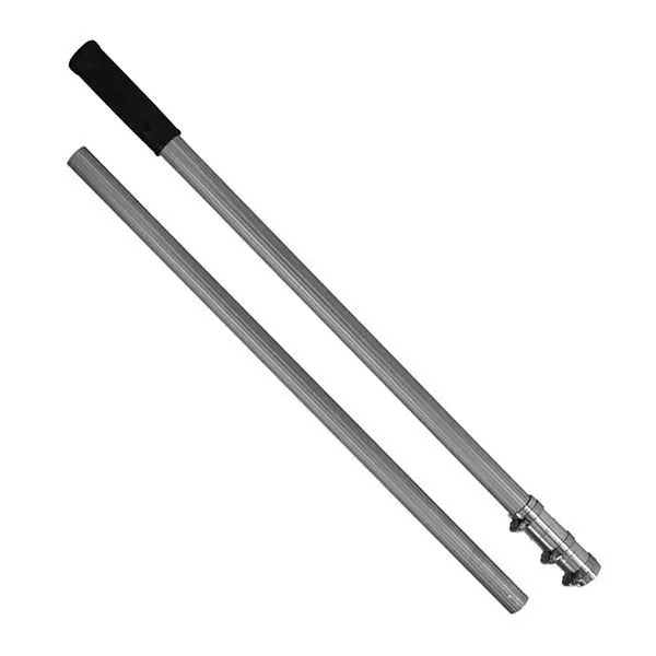 Raimondi Sectional Handle with Hole Anodized Aluminum 52"