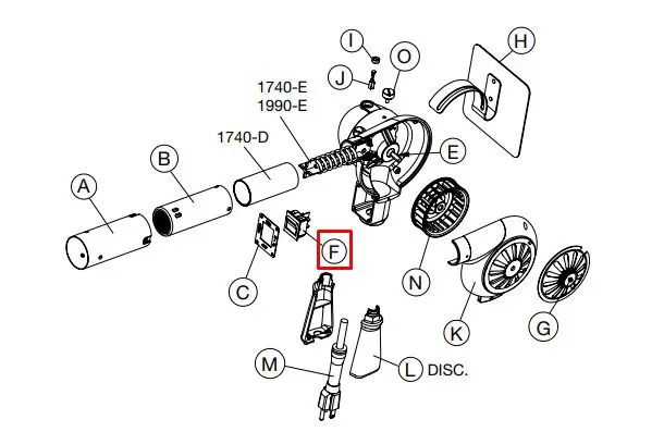 Crain - Switch for no. 740-990