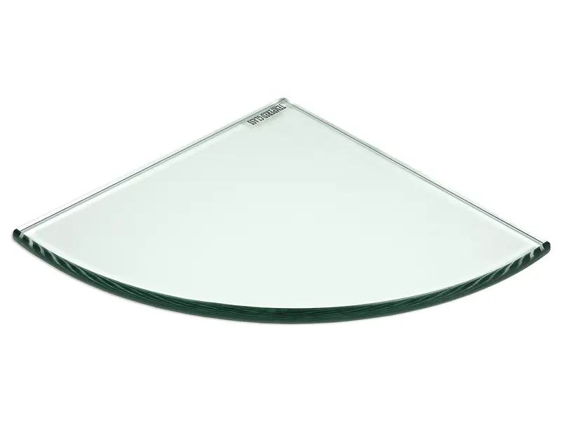 Anatolia - Tempered Glass Corner Shelf - 9" x 9" x 12 mm