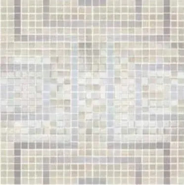 Centura Mosaic Tiles Geoforms Inca White 26" x 26"