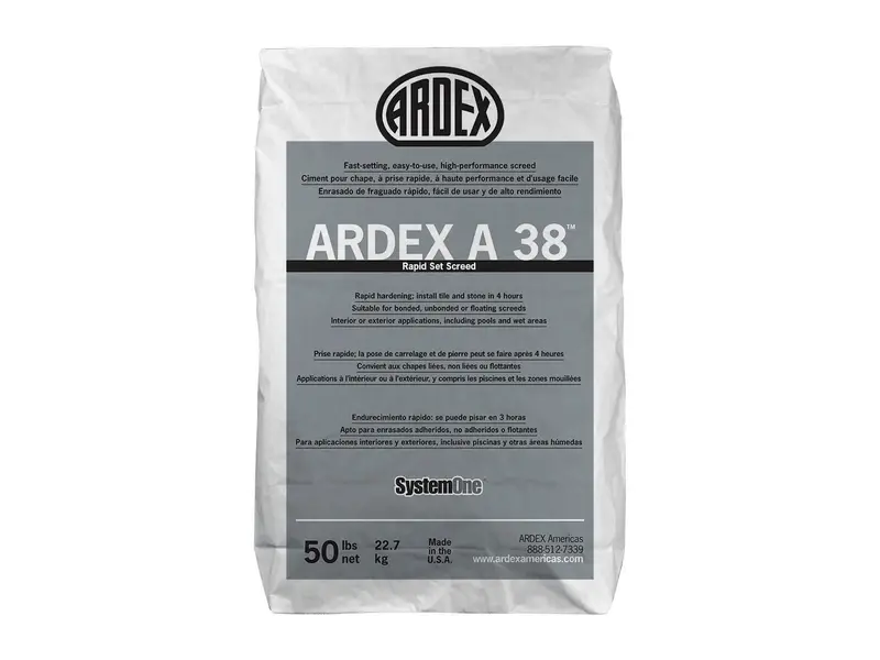 Ardex - A 38 Rapid-Set Screed - 50 lb