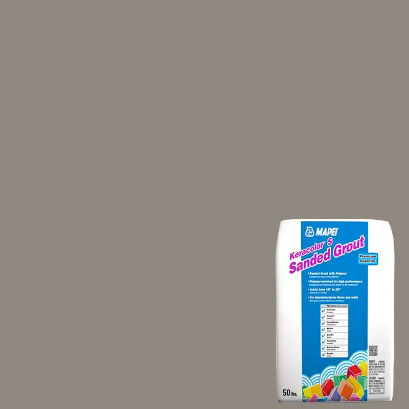 Mapei - Keracolor S Sanded Grout with Polymer #02 Pewter 50 lb