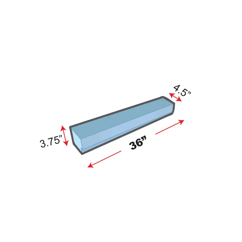Übertile - Shower Curb 3-3/4" x 4-1/2" x 36"