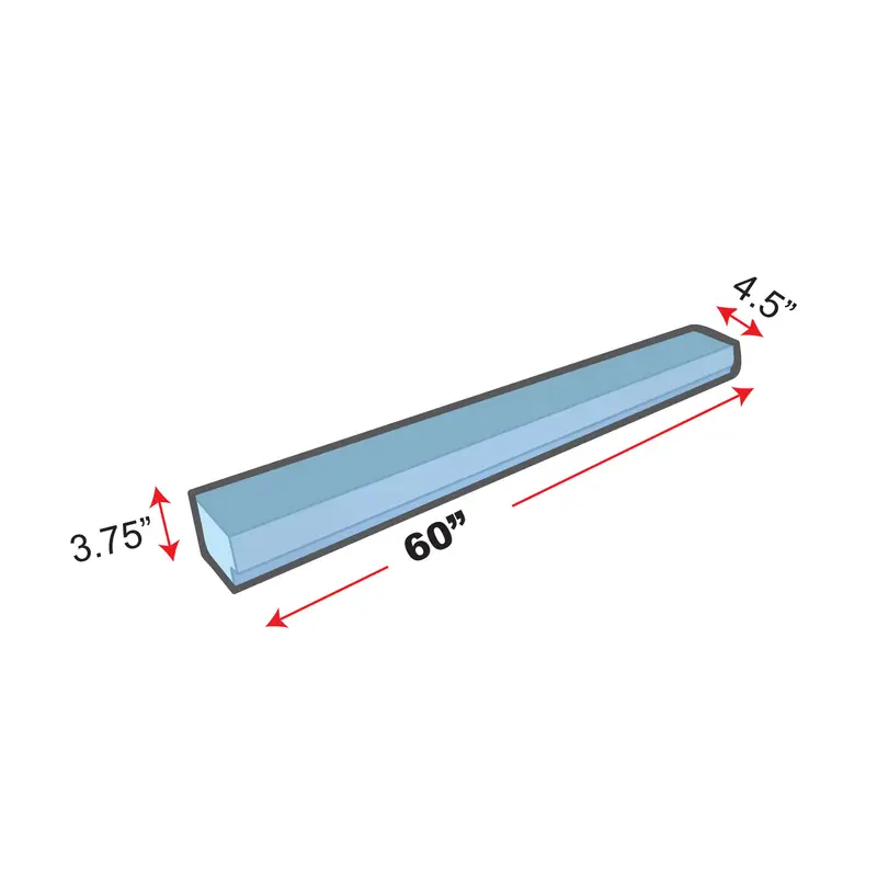 Übertile - Shower Curb 3-3/4" x 4-1/2" x 60"