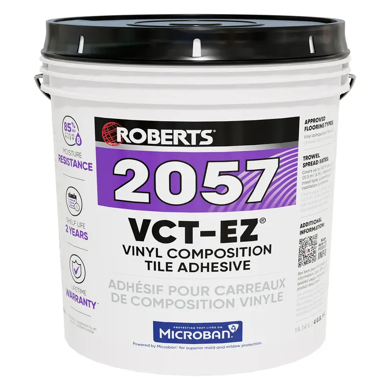 Roberts - Vinyl Composition Tile Adhesive - 4 Gal. (15.14 L)