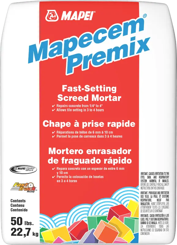 Mapei - Mapecem Premix Fast-Setting Screed Mortar - 50 lb