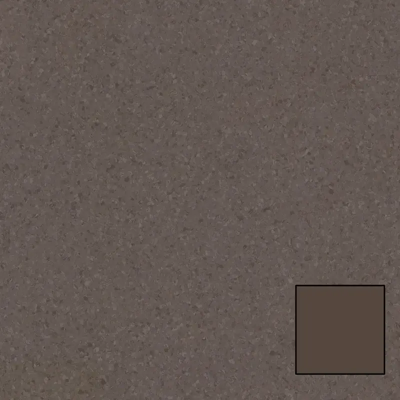 Tarkett Homogeneous Vinyl Roll Melodia #725 Dark Brown 6.56' - 2 mm (Sold in Sqyd)