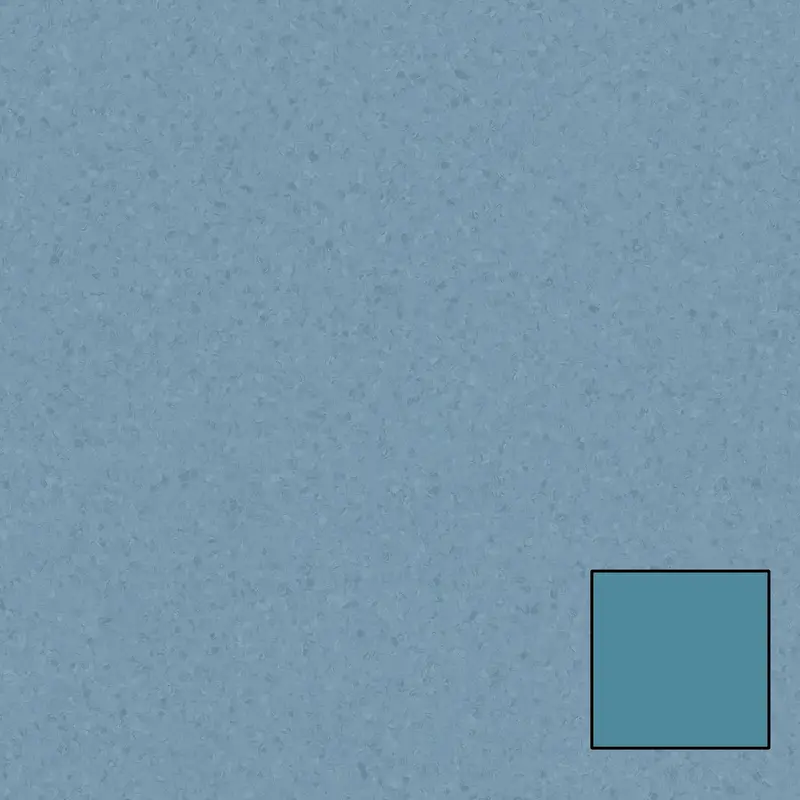 Tarkett Homogeneous Vinyl Roll Melodia #773 Ocean Blue 6.56' - 2 mm (Sold in Sqyd)