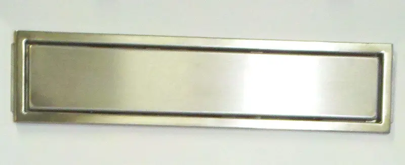 ARC - TrueDEK Linear Drain with Solid Cover - Brushed Stainless Steel