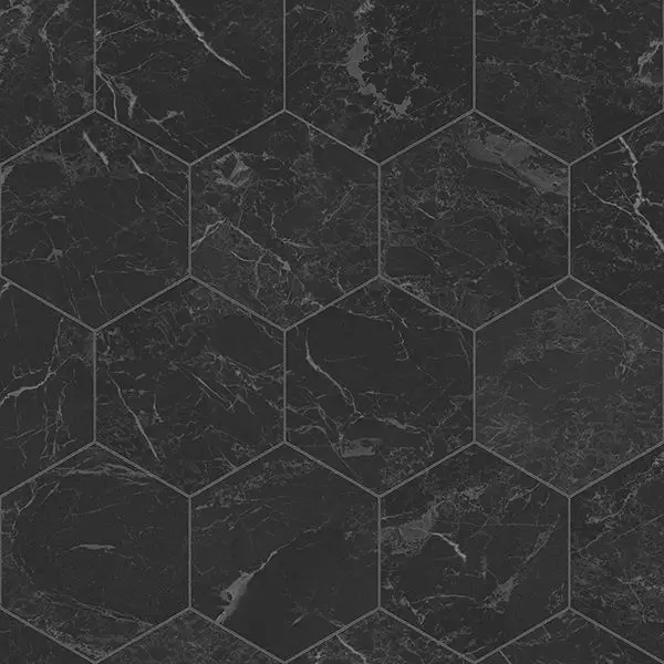 Tarkett Vinyl Sheet TruTEX Nero Hex Black 12' - 2 mm (Sold in Sqyd)