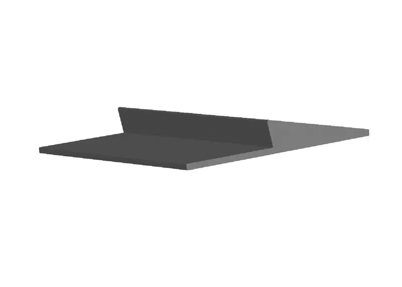 Core Flooring - Carpet Edge Trim Vinyl #17 Blue Grey - 1/4" (6.4 mm) x 1-1/4" x 100'