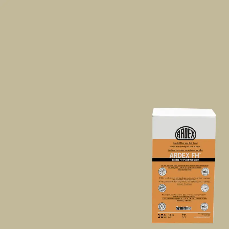 Ardex - FH Sanded Floor & Wall Grout - Natural Almond #09 - 10 lb