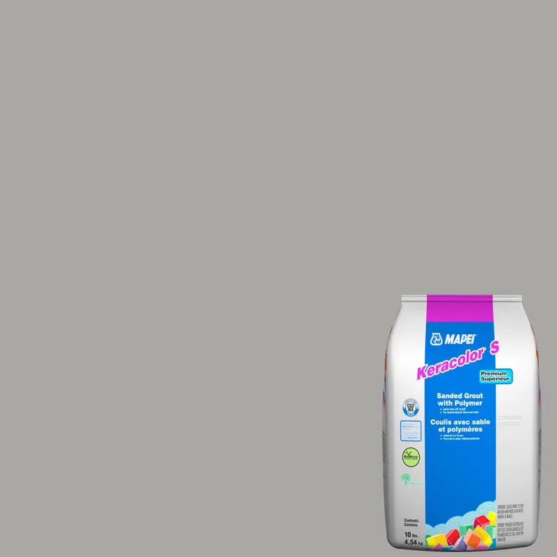 Mapei - Keracolor S Sanded Grout with Polymer #27 Silver 10 lb
