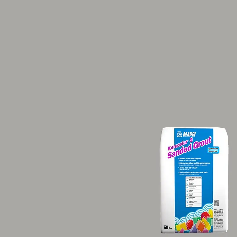 Mapei - Keracolor S Sanded Grout with Polymer #27 Silver 50 lb