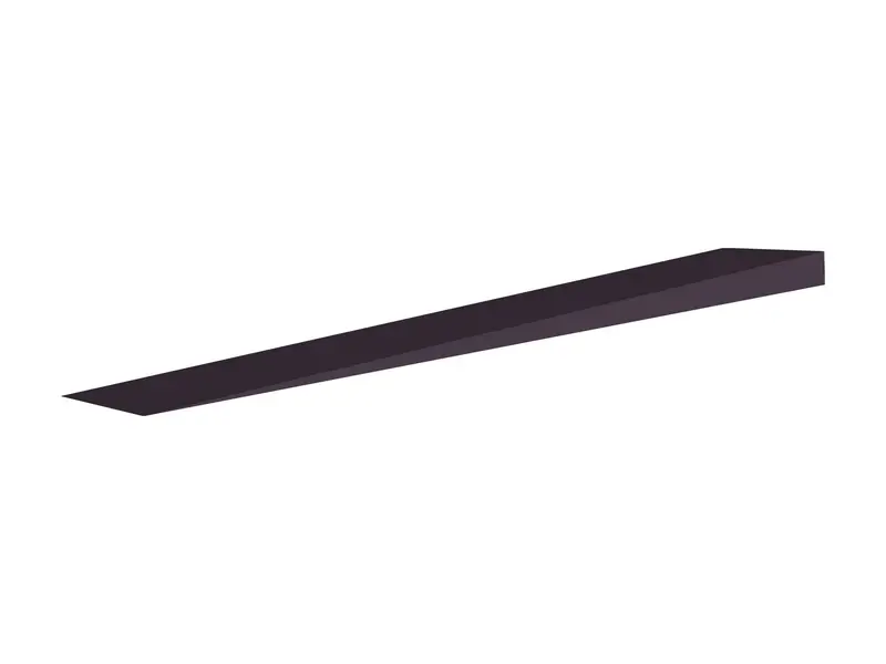 Core Flooring - Subfloor Leveler Strip Vinyl - from 1/2" (12.5 mm) to 1/16" (1.6 mm) x 12" x 4'