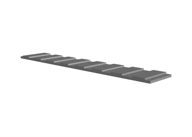 Core Flooring - Tactile Warning Strips #1 Black 1/8" x 12" x 12'